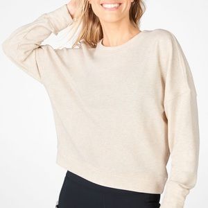 Stacey Pullover in Sand Heather